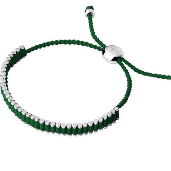 Indian links green stacking bracelet - Picture 1 of 4